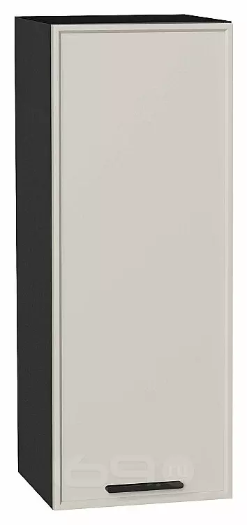 Шкаф верхний с 1-ой дверцей Фрейм Cream Silk Graphite 920*350*324
