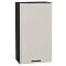 Шкаф верхний с 1-ой дверцей Фрейм Cream Silk Graphite 920*500*324
