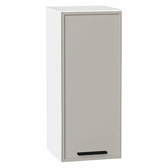 Шкаф верхний с 1-ой дверцей Фрейм Grey Silk Белый 716*300*324