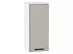 Шкаф верхний с 1-ой дверцей Фрейм Grey Silk Белый 716*300*324