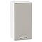 Шкаф верхний с 1-ой дверцей Фрейм Grey Silk Белый 716*350*324