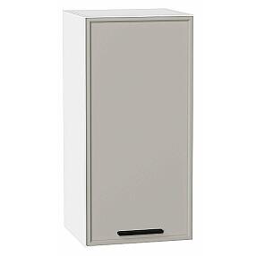 Шкаф верхний с 1-ой дверцей Фрейм Grey Silk Белый 716*350*324