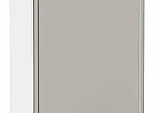 Шкаф верхний с 1-ой дверцей Фрейм Grey Silk Белый 716*350*324