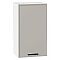Шкаф верхний с 1-ой дверцей Фрейм Grey Silk Белый 716*400*324