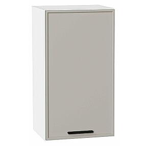 Шкаф верхний с 1-ой дверцей Фрейм Grey Silk Белый 716*400*324