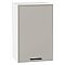 Шкаф верхний с 1-ой дверцей Фрейм Grey Silk Белый 716*450*324 Шкаф верхний с 1-ой дверцей Фрейм Grey Silk Белый 716*450*324