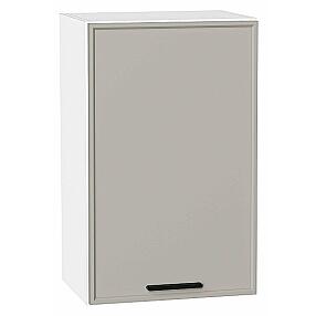 Шкаф верхний с 1-ой дверцей Фрейм Grey Silk Белый 716*450*324