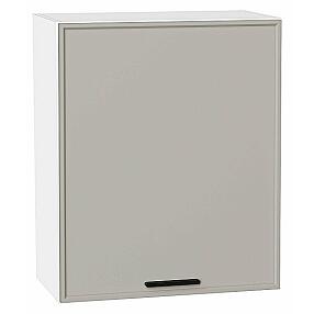 Шкаф верхний с 1-ой дверцей Фрейм Grey Silk Белый 716*600*324