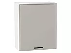 Шкаф верхний с 1-ой дверцей Фрейм Grey Silk Белый 716*600*324