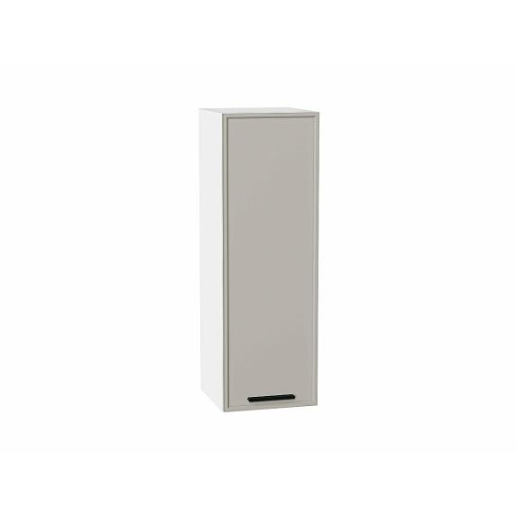 Шкаф верхний с 1-ой дверцей Фрейм Grey Silk Белый 920*300*324