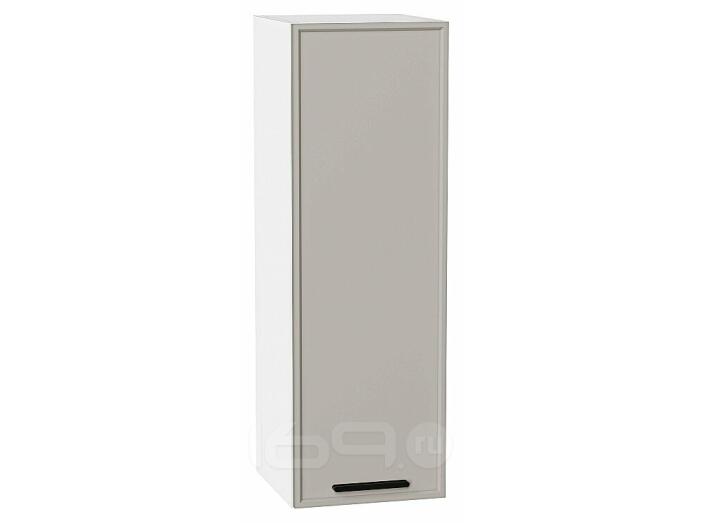 Шкаф верхний с 1-ой дверцей Фрейм Grey Silk Белый 920*300*324