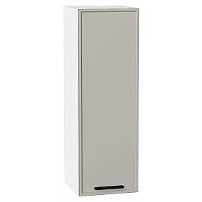 Шкаф верхний с 1-ой дверцей Фрейм Grey Silk Белый 920*300*324