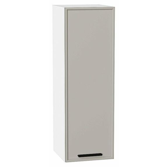 Шкаф верхний с 1-ой дверцей Фрейм Grey Silk Белый 920*300*324