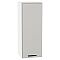 Шкаф верхний с 1-ой дверцей Фрейм Grey Silk Белый 920*350*324