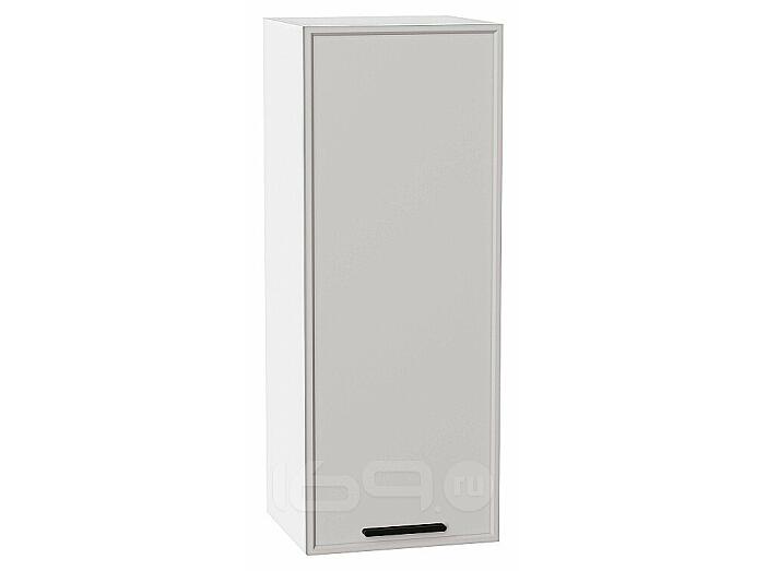Шкаф верхний с 1-ой дверцей Фрейм Grey Silk Белый 920*350*324