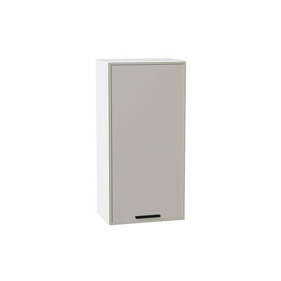 Шкаф верхний с 1-ой дверцей Фрейм Grey Silk Белый 920*450*324