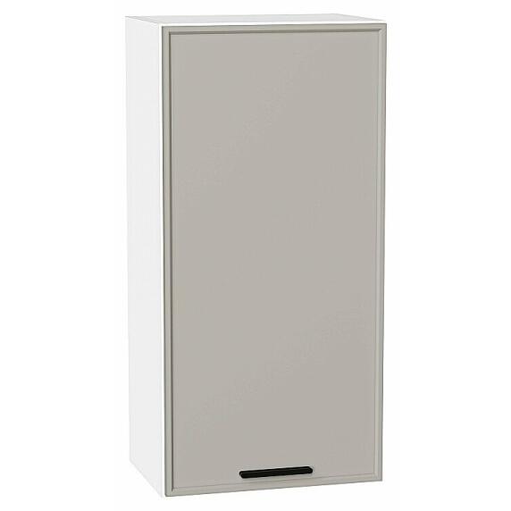 Шкаф верхний с 1-ой дверцей Фрейм Grey Silk Белый 920*450*324