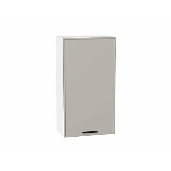 Шкаф верхний с 1-ой дверцей Фрейм Grey Silk Белый 920*500*324
