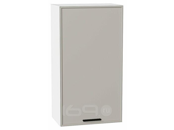 Шкаф верхний с 1-ой дверцей Фрейм Grey Silk Белый 920*500*324
