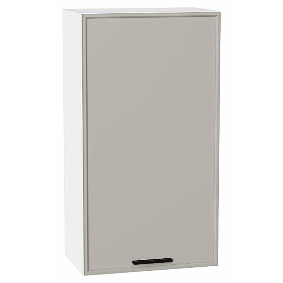 Шкаф верхний с 1-ой дверцей Фрейм Grey Silk Белый 920*500*324