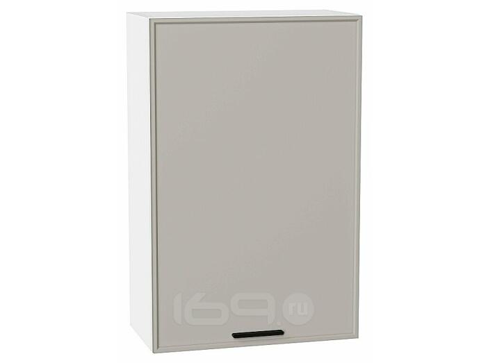 Шкаф верхний с 1-ой дверцей Фрейм Grey Silk Белый 920*600*324