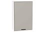 Шкаф верхний с 1-ой дверцей Фрейм Grey Silk Белый 920*600*324