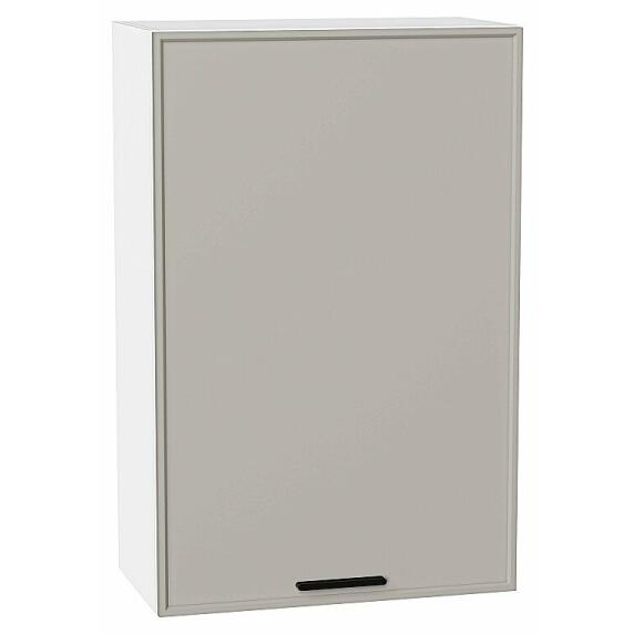 Шкаф верхний с 1-ой дверцей Фрейм Grey Silk Белый 920*600*324