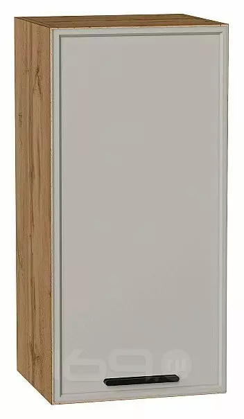 Шкаф верхний с 1-ой дверцей Фрейм Grey Silk Дуб Вотан 716*350*324
