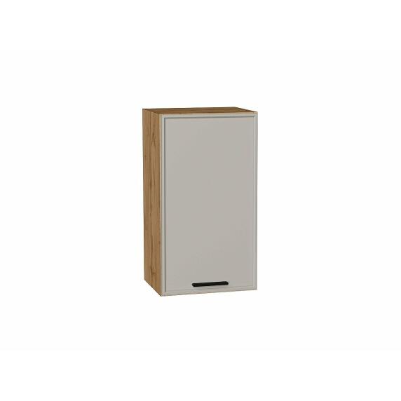Шкаф верхний с 1-ой дверцей Фрейм Grey Silk Дуб Вотан 716*400*324