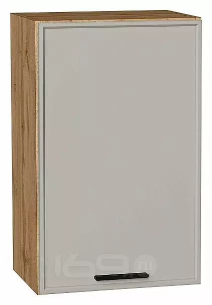 Шкаф верхний с 1-ой дверцей Фрейм Grey Silk Дуб Вотан 716*450*324