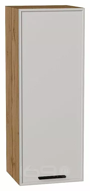 Шкаф верхний с 1-ой дверцей Фрейм Grey Silk Дуб Вотан 920*350*324