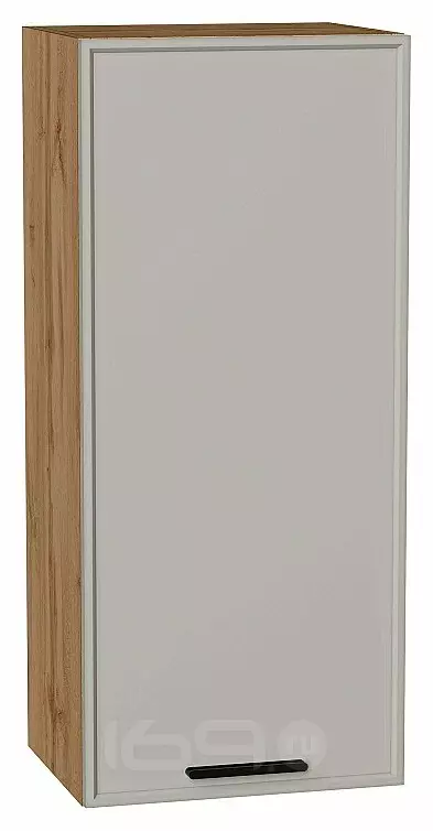 Шкаф верхний с 1-ой дверцей Фрейм Grey Silk Дуб Вотан 920*400*324