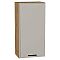 Шкаф верхний с 1-ой дверцей Фрейм Grey Silk Дуб Вотан 920*450*324