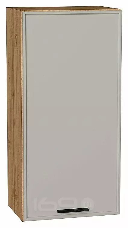 Шкаф верхний с 1-ой дверцей Фрейм Grey Silk Дуб Вотан 920*450*324