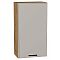 Шкаф верхний с 1-ой дверцей Фрейм Grey Silk Дуб Вотан 920*500*324