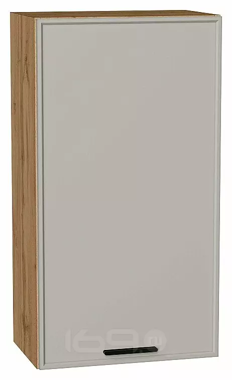 Шкаф верхний с 1-ой дверцей Фрейм Grey Silk Дуб Вотан 920*500*324