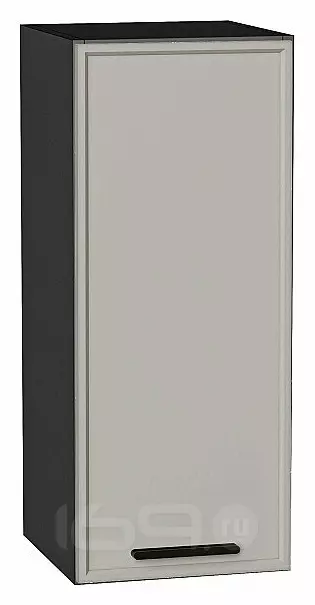 Шкаф верхний с 1-ой дверцей Фрейм Grey Silk Graphite 716*300*324