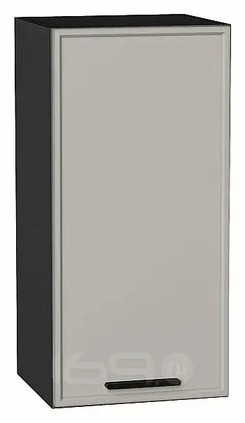 Шкаф верхний с 1-ой дверцей Фрейм Grey Silk Graphite 716*350*324