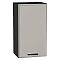 Шкаф верхний с 1-ой дверцей Фрейм Grey Silk Graphite 716*400*324