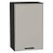 Шкаф верхний с 1-ой дверцей Фрейм Grey Silk Graphite 716*450*324 Шкаф верхний с 1-ой дверцей Фрейм Grey Silk Graphite 716*450*324