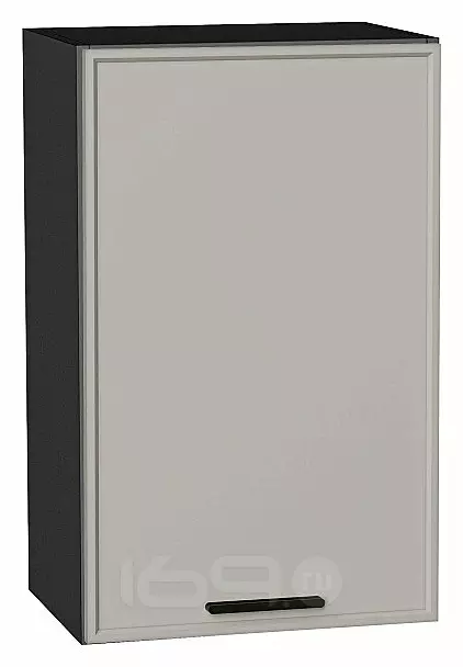Шкаф верхний с 1-ой дверцей Фрейм Grey Silk Graphite 716*450*324