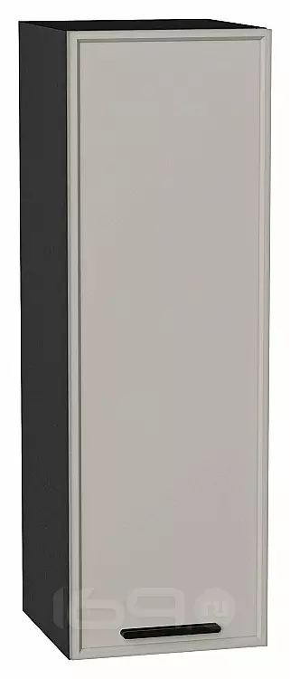 Шкаф верхний с 1-ой дверцей Фрейм Grey Silk Graphite 920*300*324