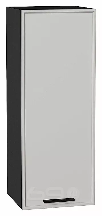 Шкаф верхний с 1-ой дверцей Фрейм Grey Silk Graphite 920*350*324