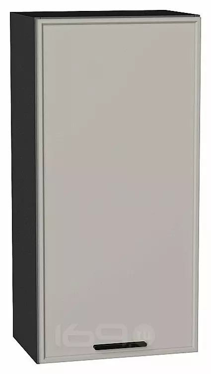 Шкаф верхний с 1-ой дверцей Фрейм Grey Silk Graphite 920*450*324