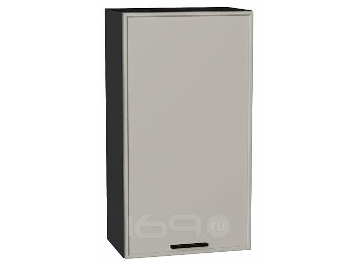 Шкаф верхний с 1-ой дверцей Фрейм Grey Silk Graphite 920*500*324