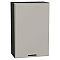 Шкаф верхний с 1-ой дверцей Фрейм Grey Silk Graphite 920*600*324 Шкаф верхний с 1-ой дверцей Фрейм Grey Silk Graphite 920*600*324
