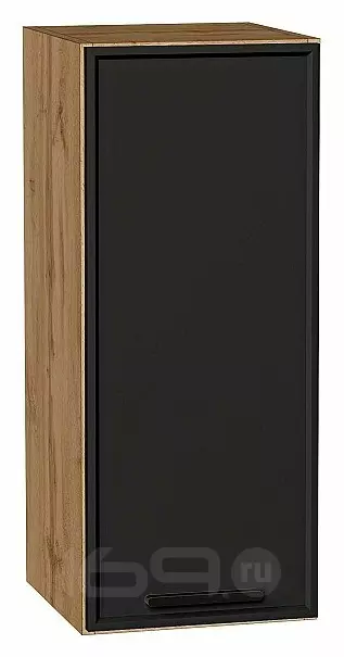 Шкаф верхний с 1-ой дверцей Фрейм Stormy Silk Дуб Вотан 716*300*324