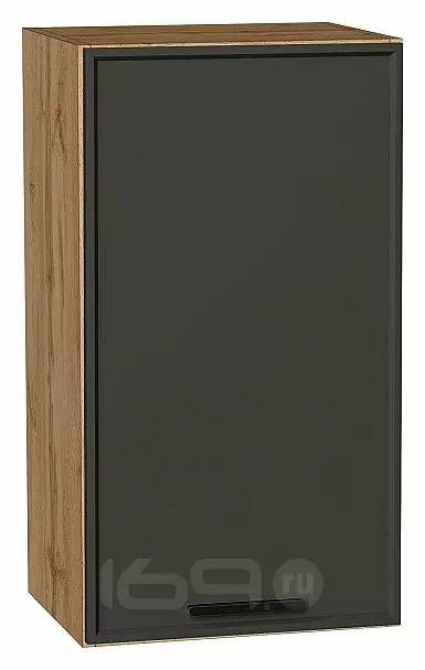 Шкаф верхний с 1-ой дверцей Фрейм Stormy Silk Дуб Вотан 716*400*324