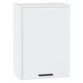 Шкаф верхний с 1-ой дверцей Фрейм White Silk Белый 716*500*324
