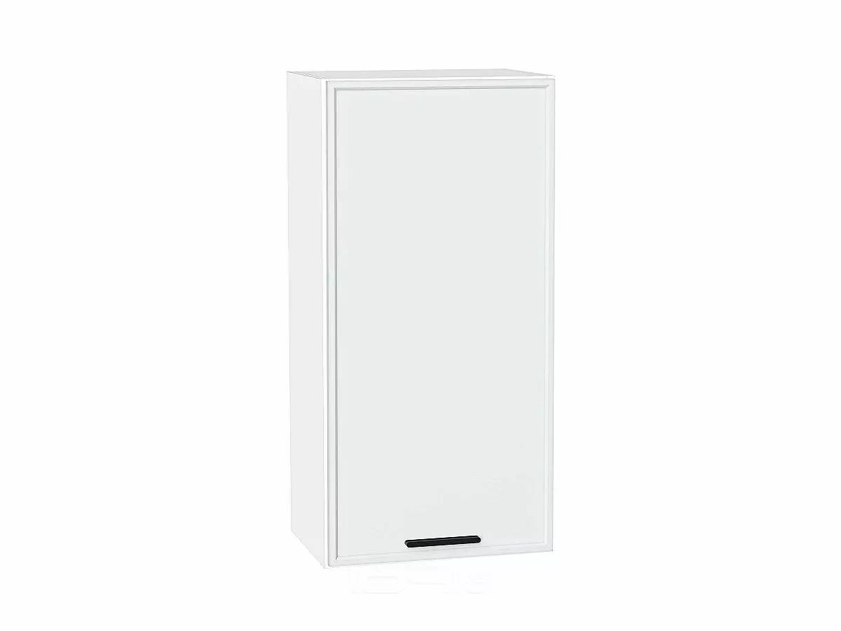 Шкаф верхний с 1-ой дверцей Фрейм White Silk/Белый 920*450*324